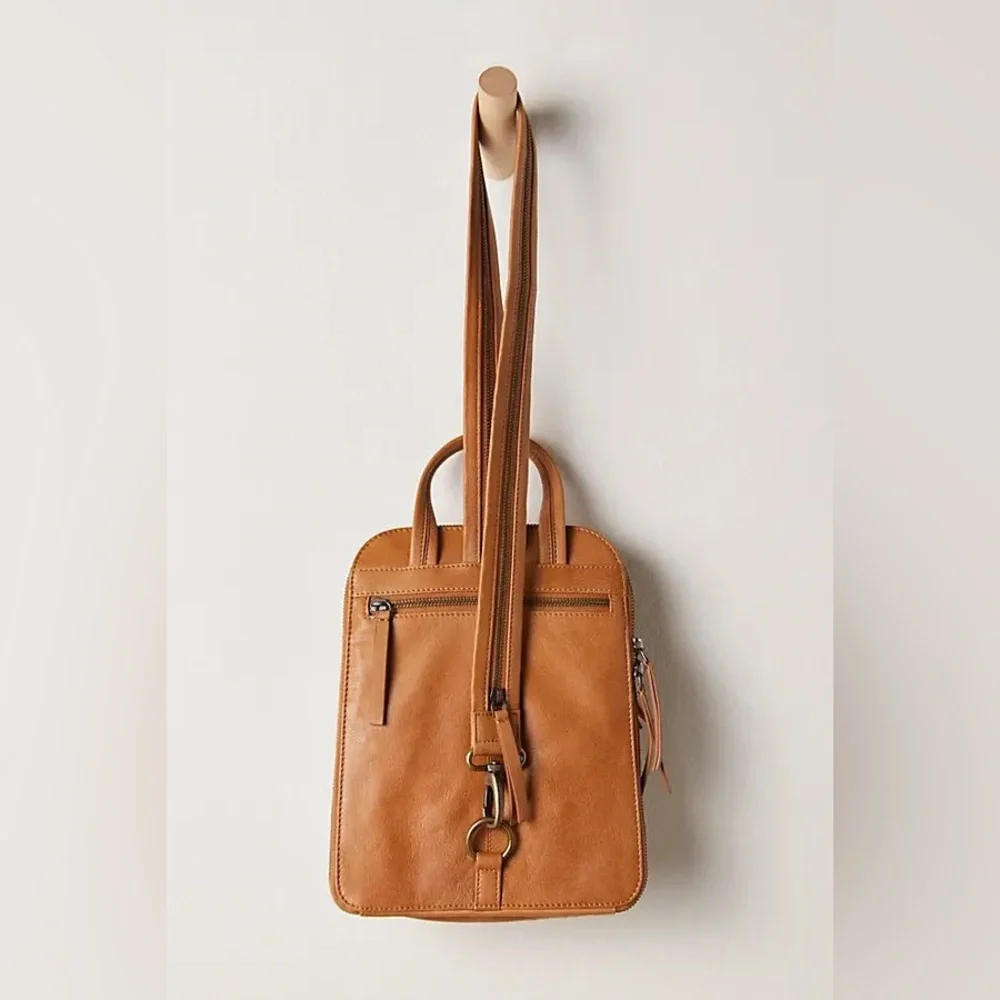 NWT Free People Break Of Dawn Backpack ~Cognac~ - Picture 3 of 5